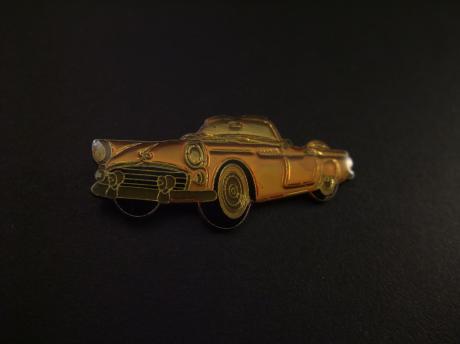 Ford Thunderbird 1955 Convertible oranje-geel model